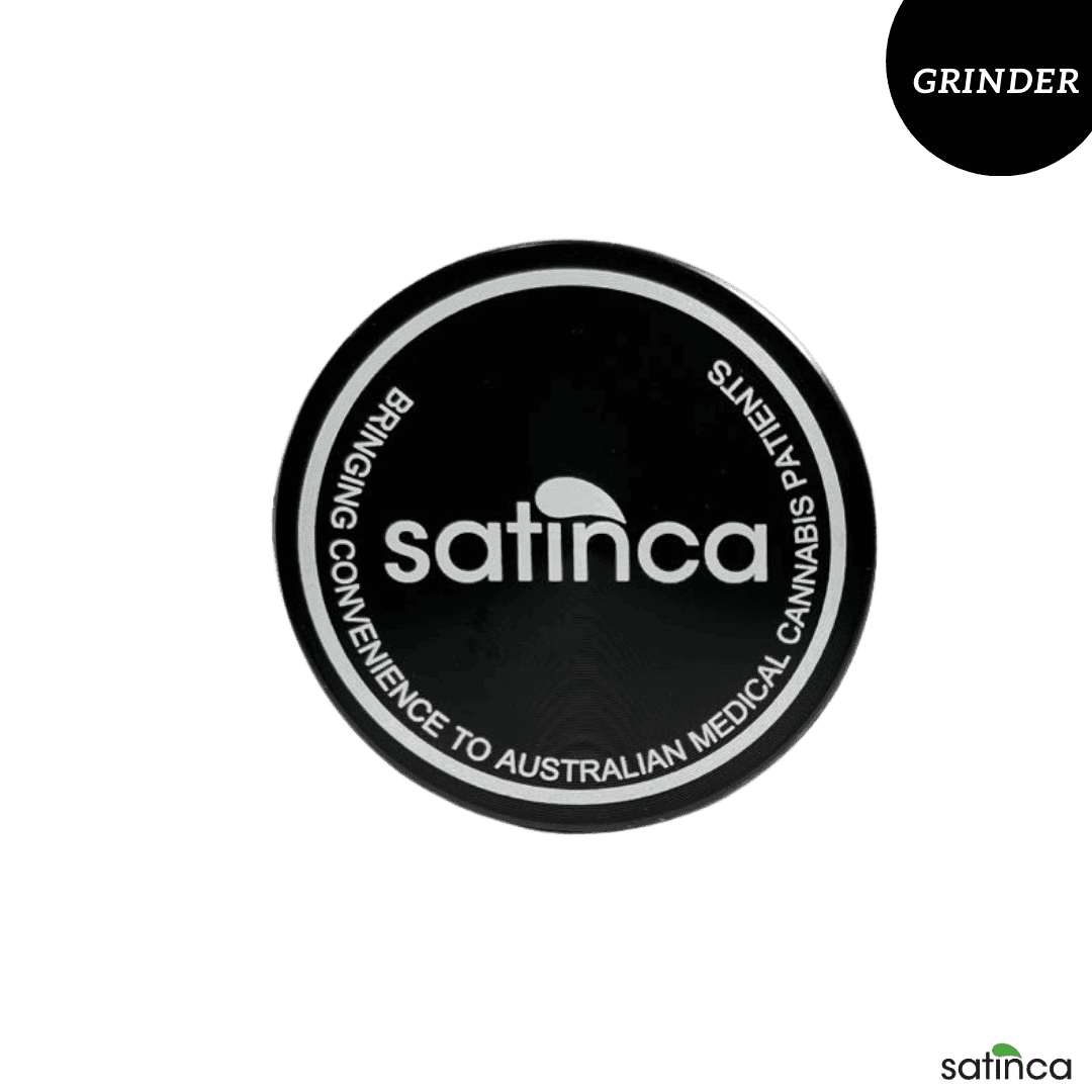 satinca 4 Piece Herb Grinder With Magnetic Lid