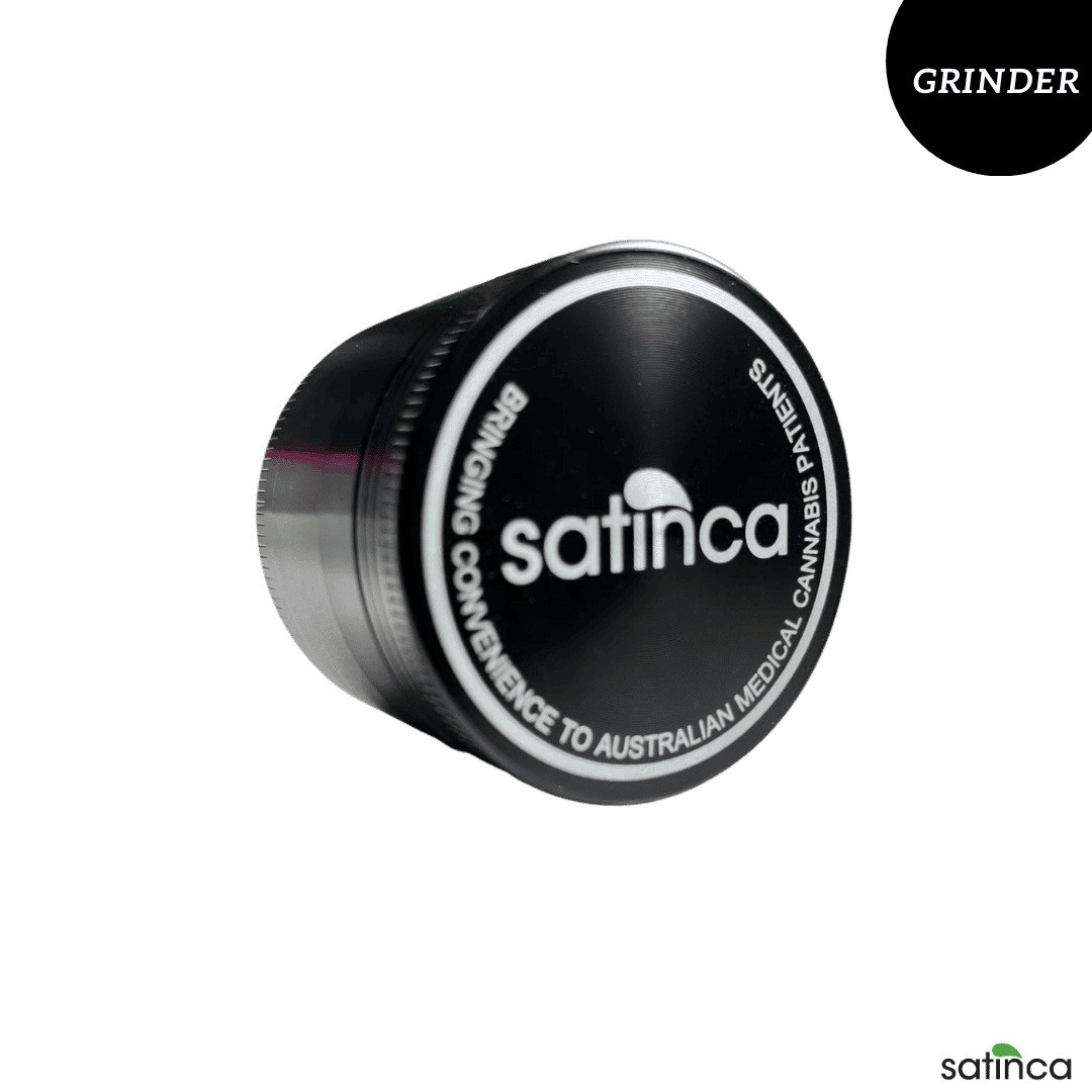 satinca 4 Piece Herb Grinder With Magnetic Lid